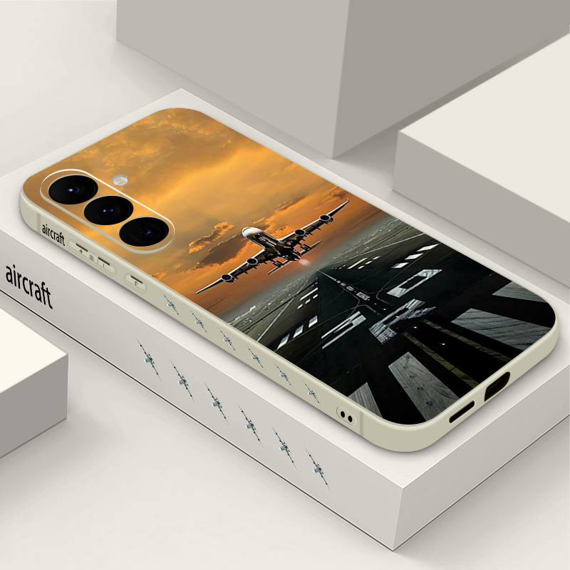 Phone Cases Galaxy A17 - Telefoonhoesje met vliegtuigprint voor Samsung Galaxy