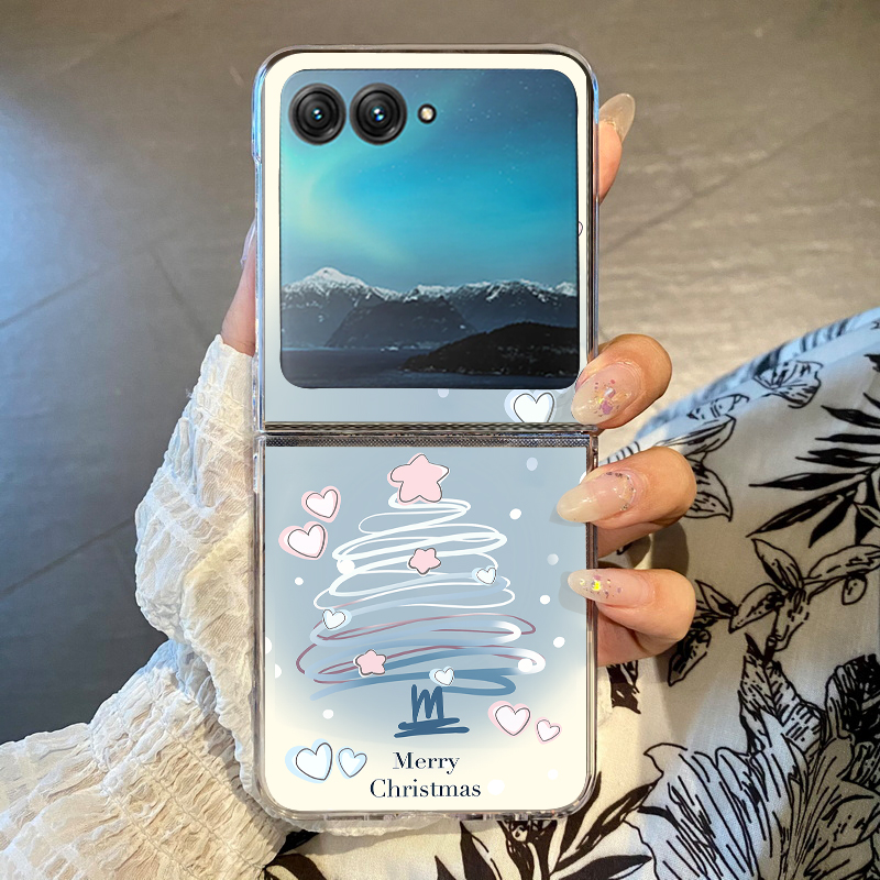 Phone Cases For Motorola - Kerstboom Patroon Case Voor Motorola Razr