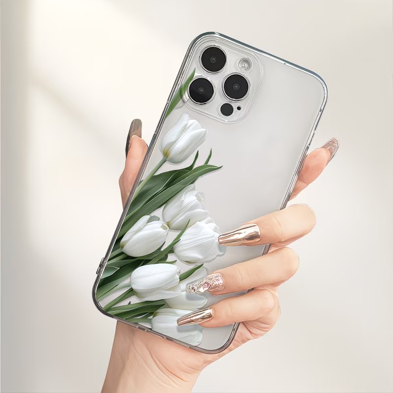 Phone Cases Xs Iphone - Telefoonhoesje met tulpenprint voor iPhone 13