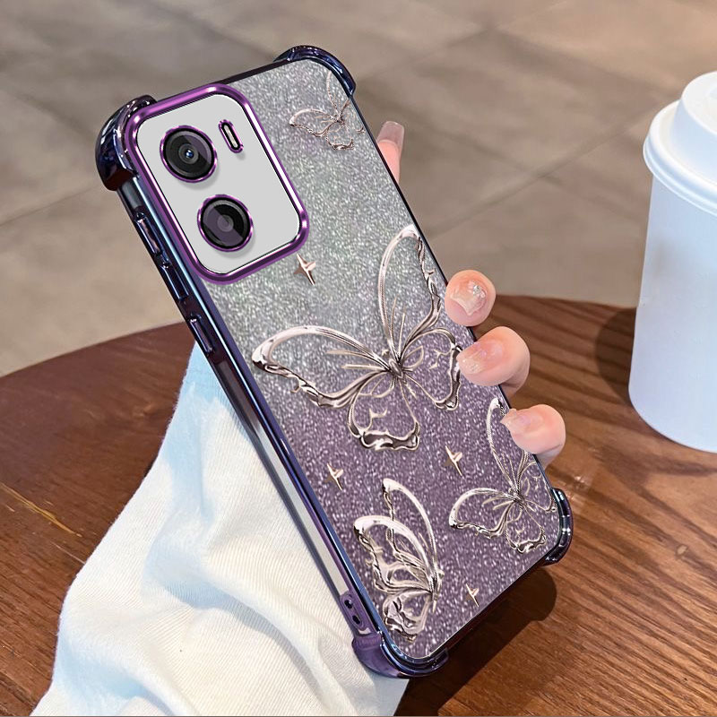 Phone Cases For Motorola - Glitter Plating beschermhoes voor Motorola Moto