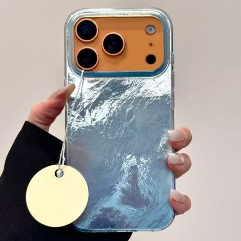 Phone Cases Brown - INS Stijl Blauw Blending Print Telefoonhoesje