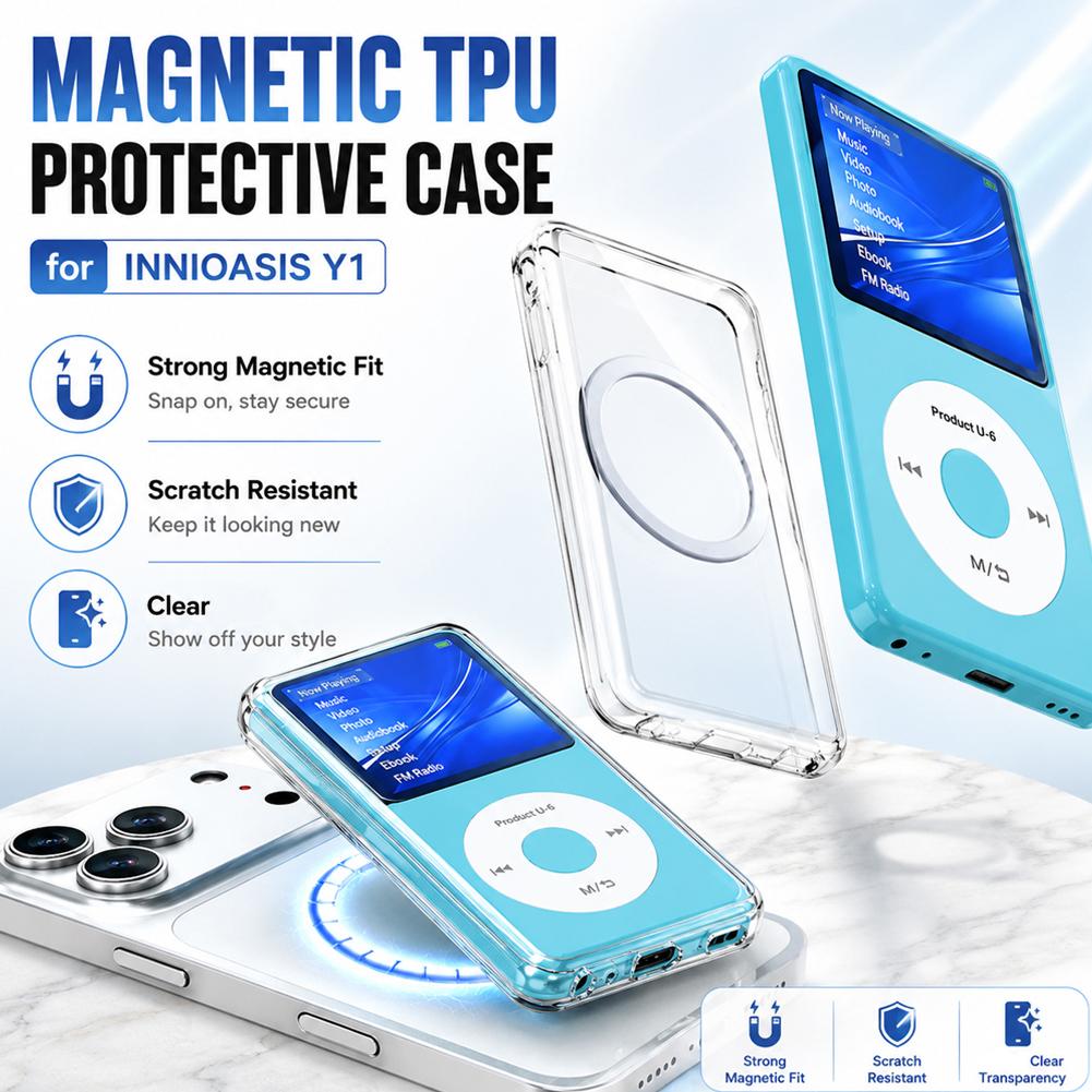 Transparent Thin Case - Voor INNIOASIS Y1 Case Magnetische TPU