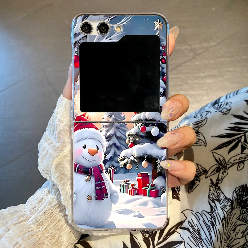 Phone Cases Z Fold 6 - Kerst Sneeuwpop Elch Telefoonhoesje Voor Samsung