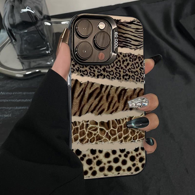 Phone Cases Nyc - Luxe Bruin Luipaard Y2K Telefoon Case