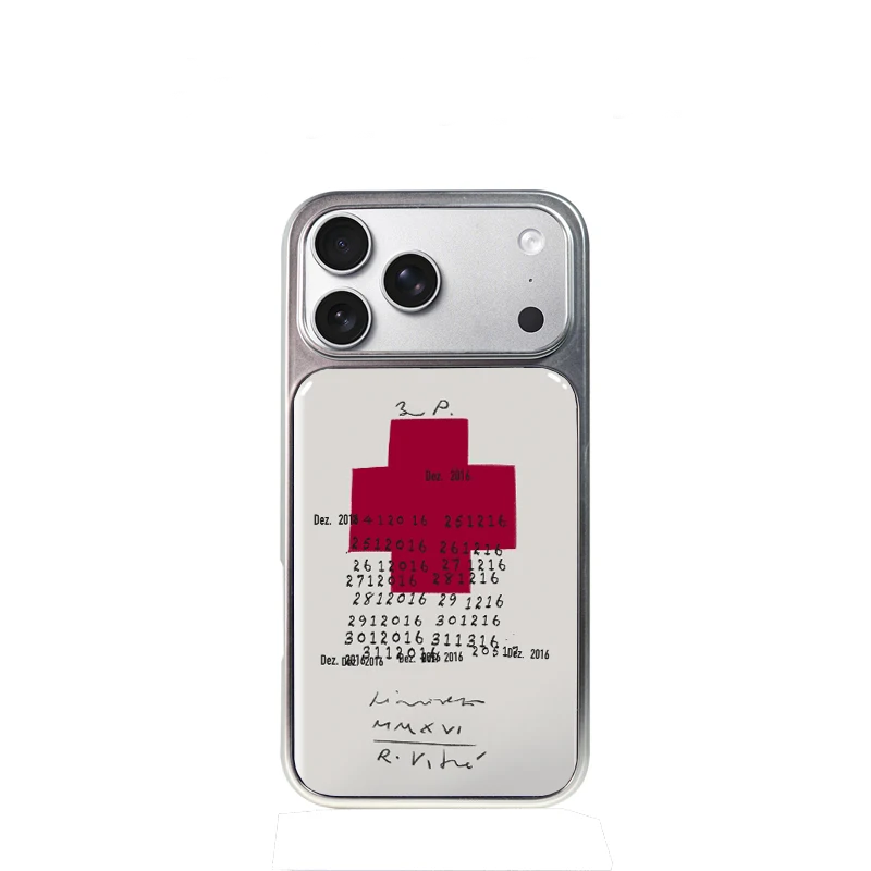 Phone Cases That Charge Your Phone - Ins Retro Rode Kruis Telefoonhoesje voor