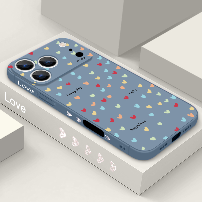 Phone Cases Unique - Telefoonhoesje met kleine hartjes patroon voor