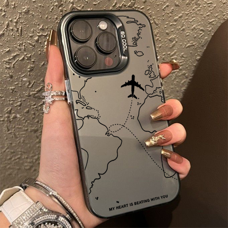 Phone Cases Dior - Op reis geïnspireerd vliegtuig Route ontwerp