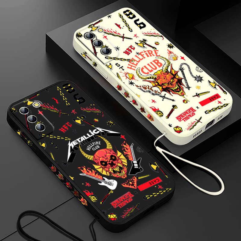 Phone Cases Galaxy S24 - Stranger Things Rode Hel Demon Telefoonhoesje
