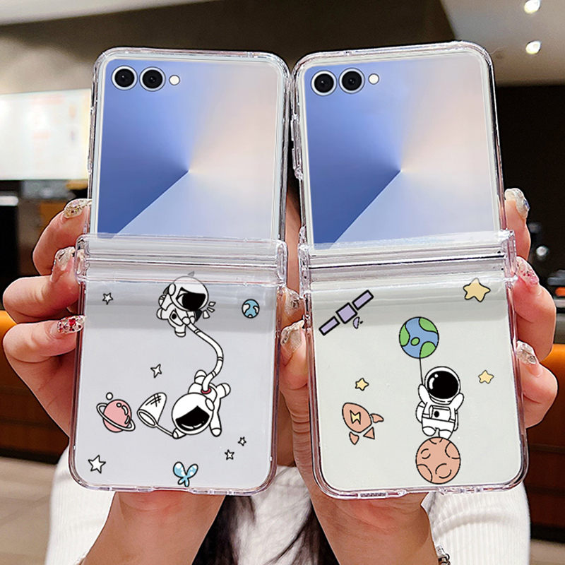 Phone Cases Z Fold 6 - Astronauten Patroon Opvouwbare Telefoon Case Voor
