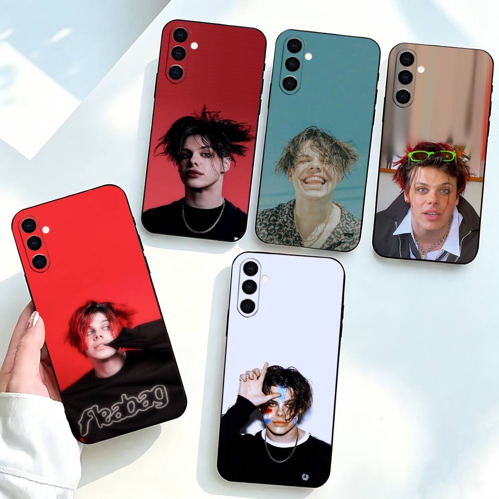 Phone Cases Uk Samsung - UK-k Singer Yungblud-d Telefoonhoesje Zwart Siliconen