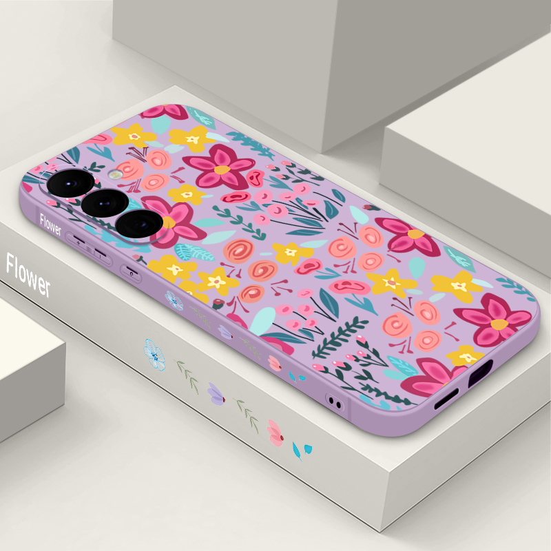 Phone Cases Galaxy A17 - Bloemen Bloemmotief Telefoonhoesje Voor Samsung Galaxy
