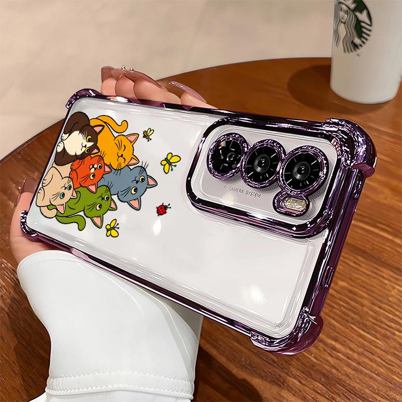 Phone Cases Vivo - Cartoon schattige kat telefoonhoesje voor Vivo