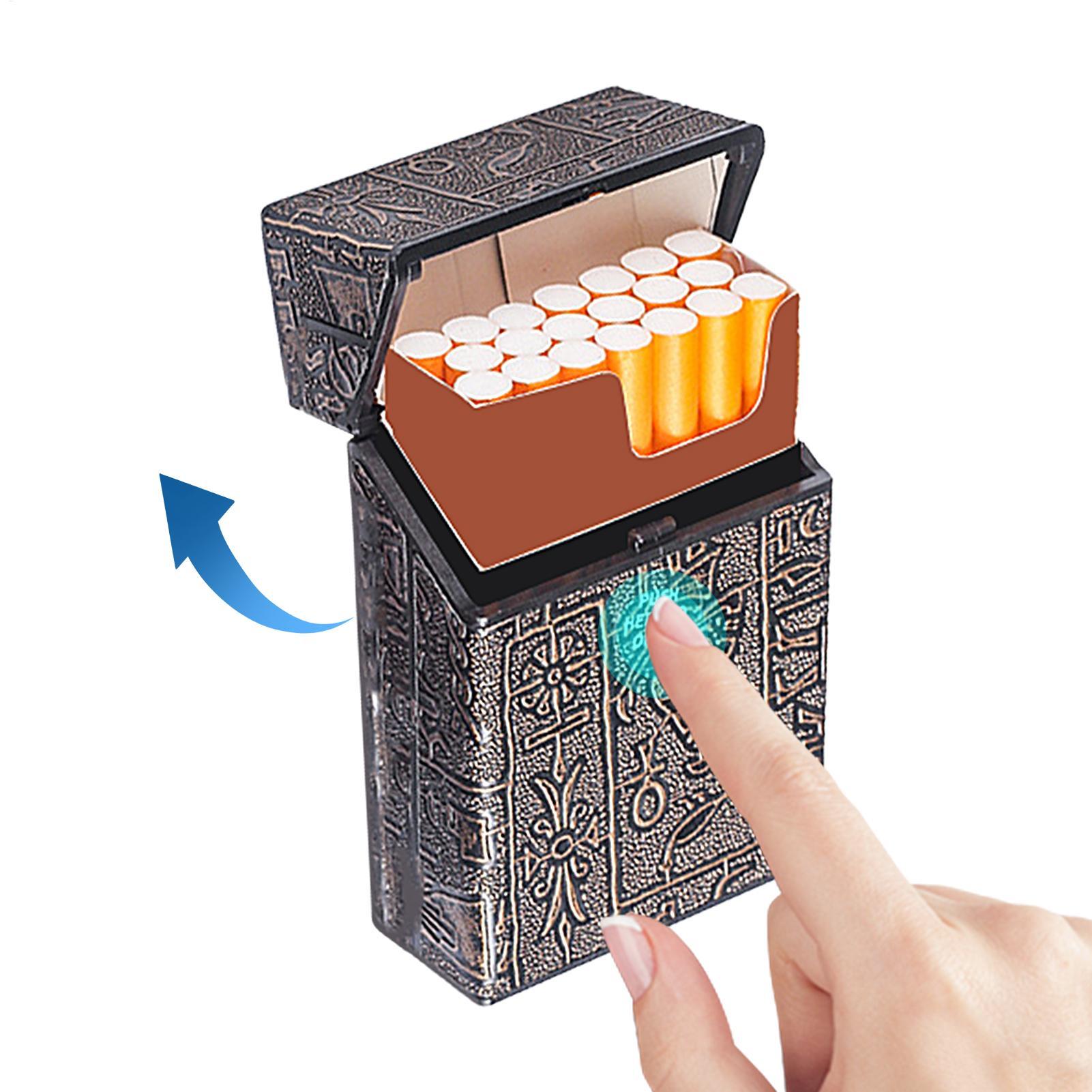 Transparent Thin Case - 20-capaciteit sigarettendoos Plastic transparante draagbare dunne