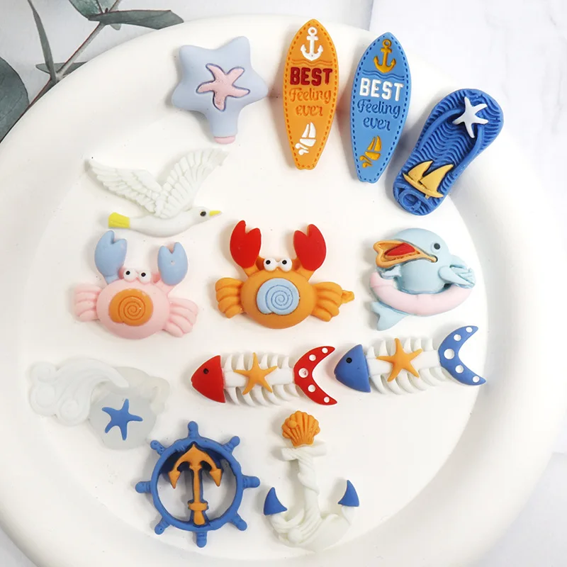 Phone Cases Websites - 10 Stuks Hars Accessoires Cartoon Oceaan