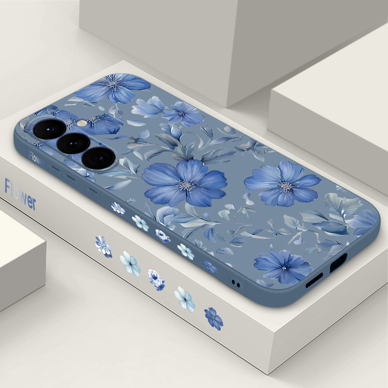 Phone Cases Galaxy A17 - Bloemen Plant Patroon Telefoonhoesje Voor Samsung