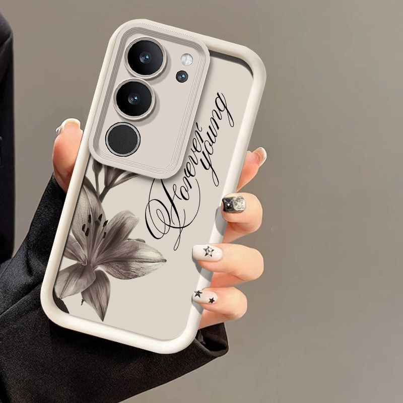 Phone Cases Vivo - Bloempatroon Telefoonhoesje Voor Vivo Y05 Y03T
