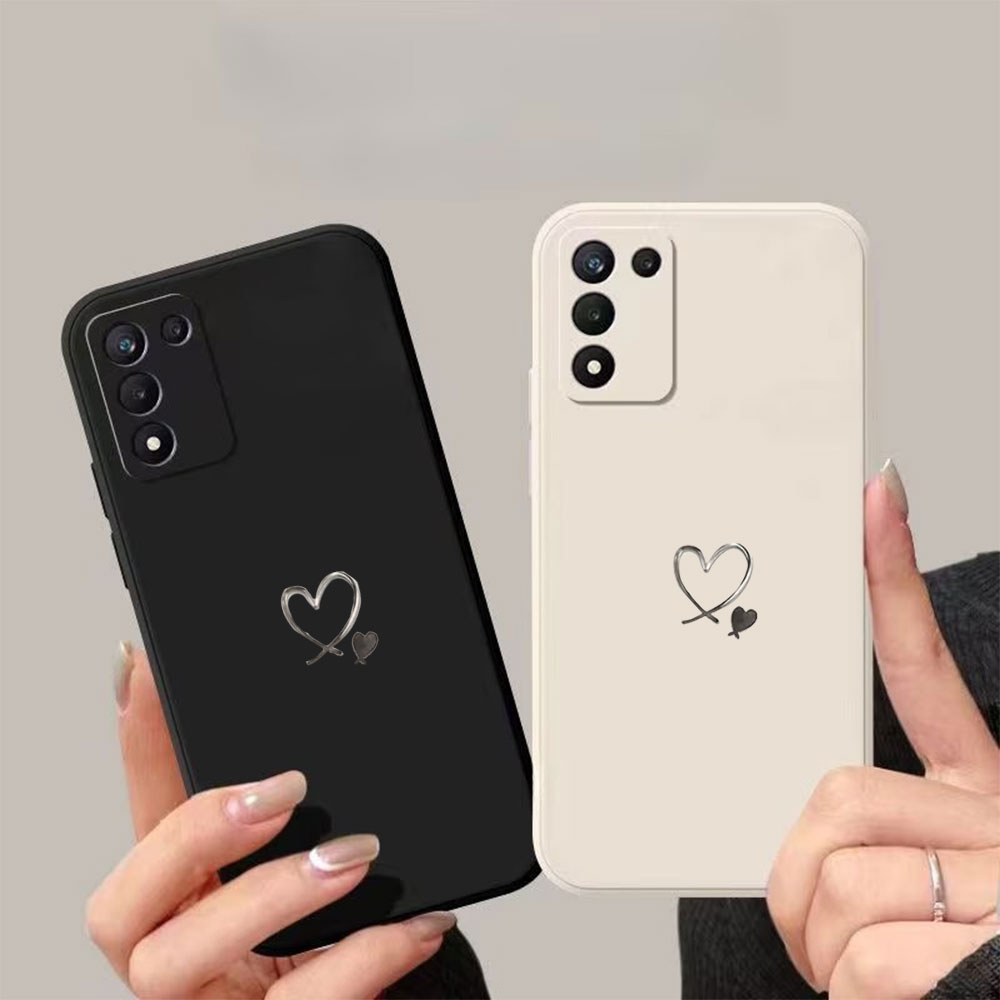 Phone Cases Galaxy S24 - Liefdeshartprint Anti-Drop Telefoonhoesje voor Samsung Galaxy