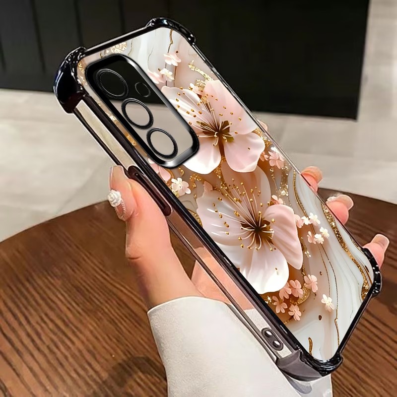 Gegalvaniseerde bloemen transp - Phone Cases Galaxy S24 recensie en prijs
