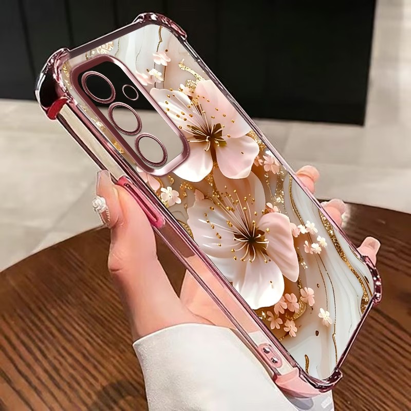 Gegalvaniseerde bloemen transp - Phone Cases Galaxy S24 recensie en prijs