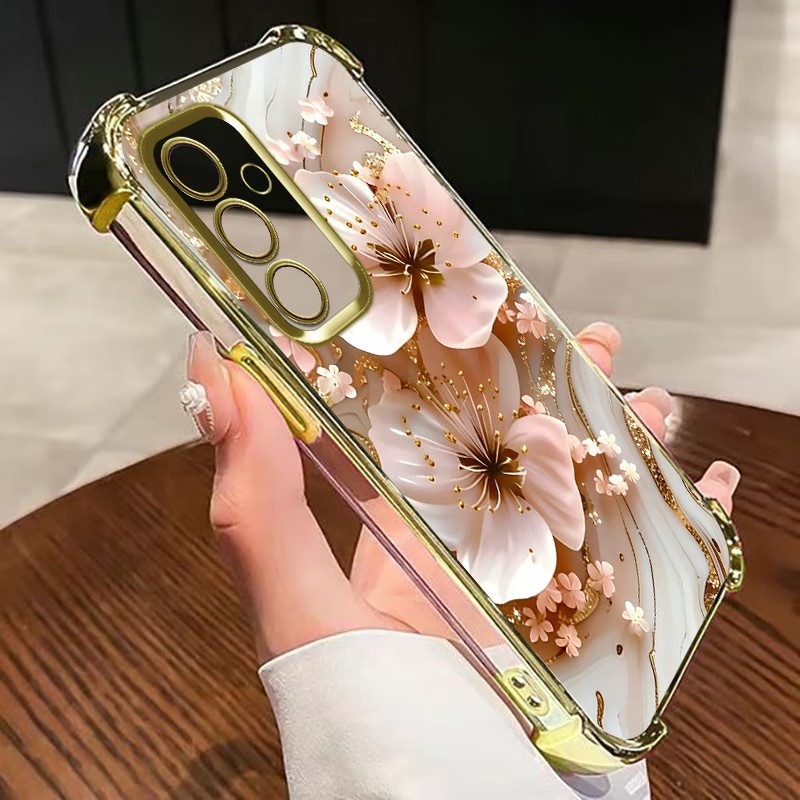 Gegalvaniseerde bloemen transp - Phone Cases Galaxy S24 recensie en prijs