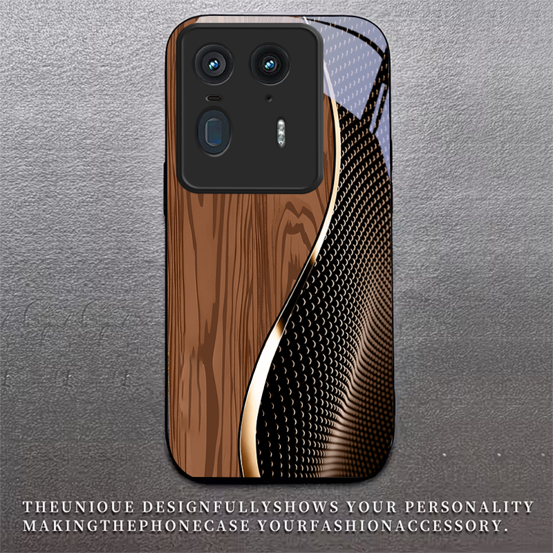 Fiber Gold Trim Zwarte Glazen  - Phone Cases For Motorola recensie en prijs