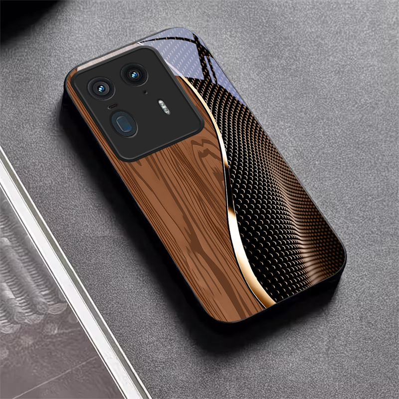 Fiber Gold Trim Zwarte Glazen  - Phone Cases For Motorola recensie en prijs