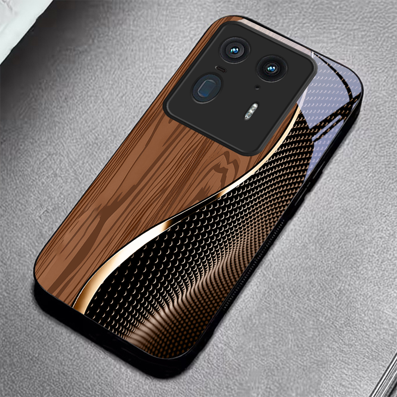 Fiber Gold Trim Zwarte Glazen  - Phone Cases For Motorola recensie en prijs