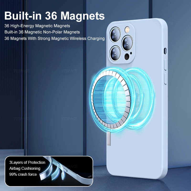 Magnetische Vloeibare Silicone - Phone Cases That Charge Your Phone recensie en prijs