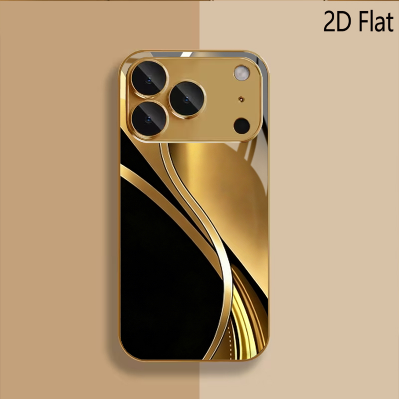 Zwart gouden print, patroon ge - Phone Cases With Camera Cover recensie en prijs