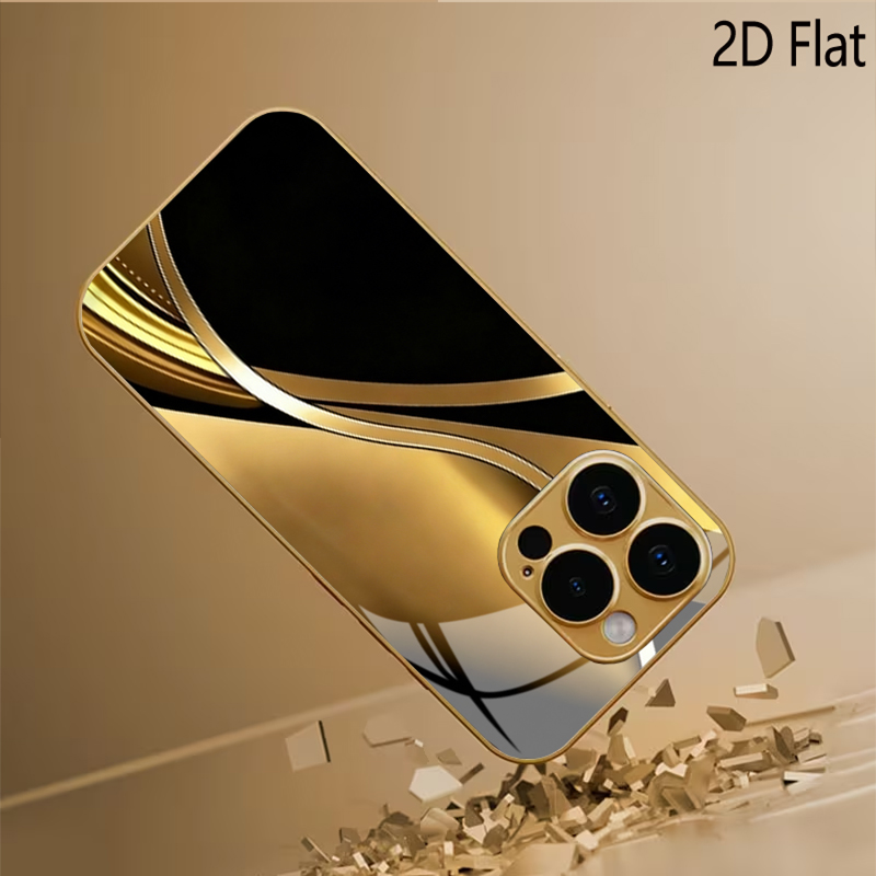 Zwart gouden print, patroon ge - Phone Cases With Camera Cover recensie en prijs