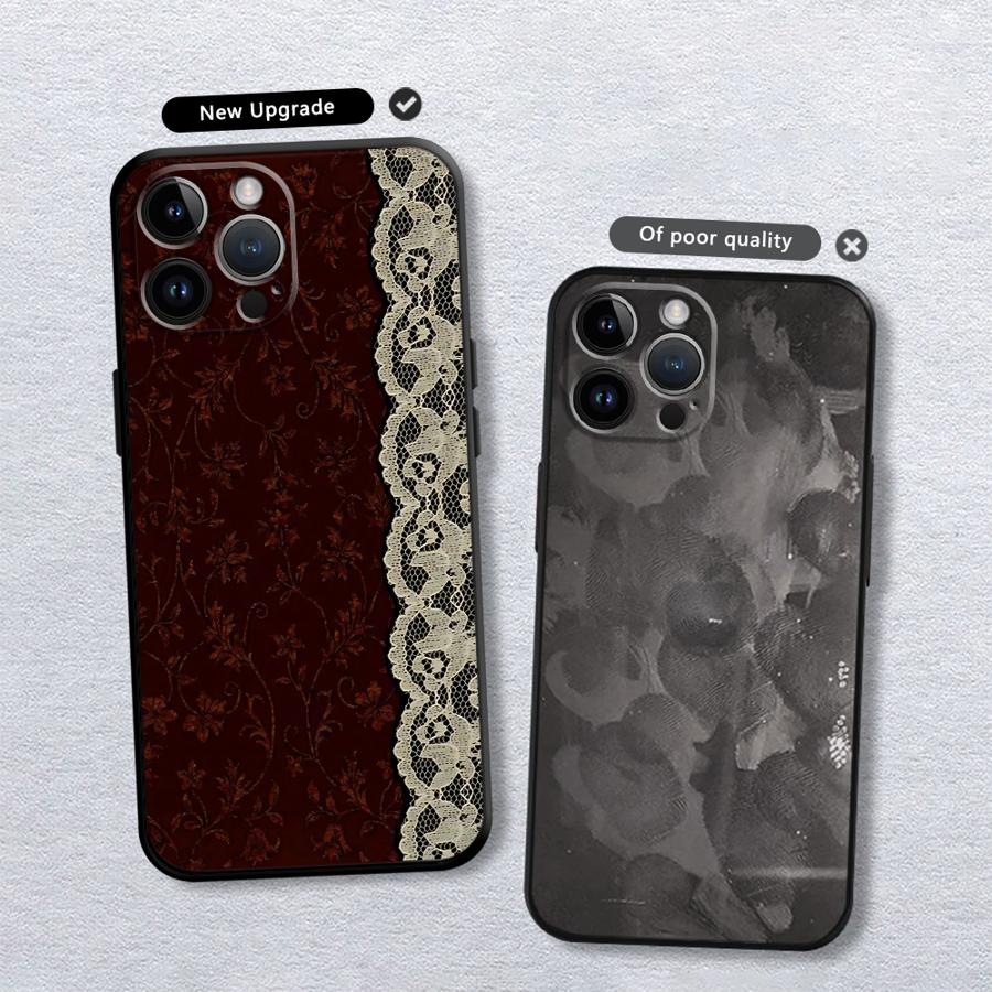 Zwarte en rode sexy kant telef - Phone Cases Xs Iphone recensie en prijs