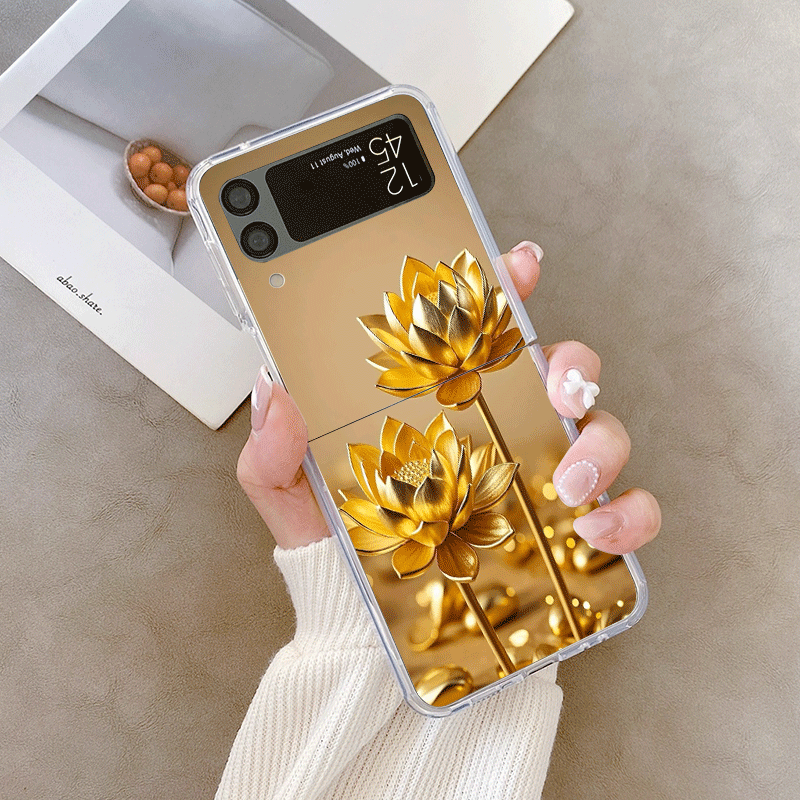 Creatieve Gouden Lotusbloem Pa - Phone Cases Z Fold 6 recensie en prijs