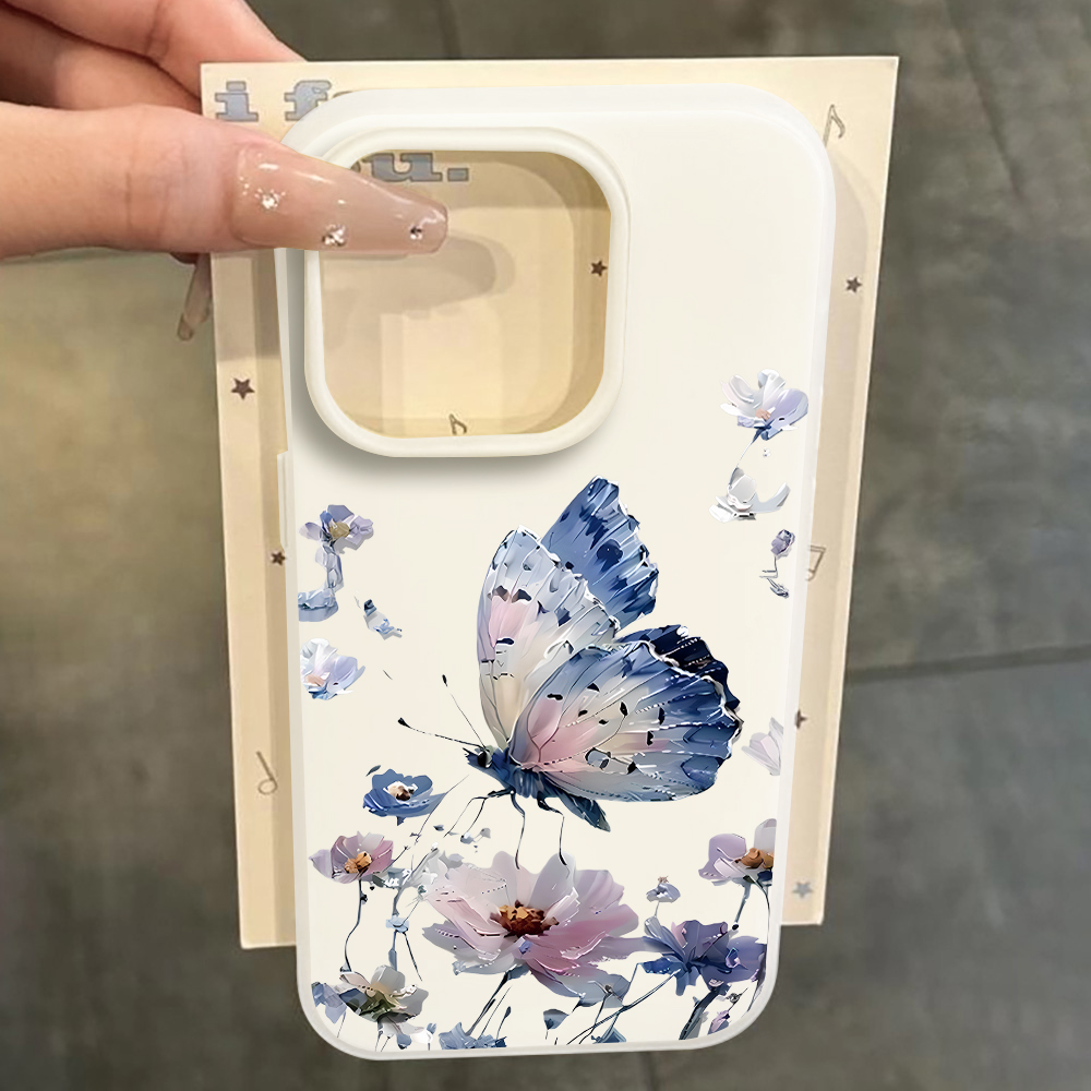 Aquarel Blauw Paarse Vlinder B - Phone Cases Galaxy A17 recensie en prijs