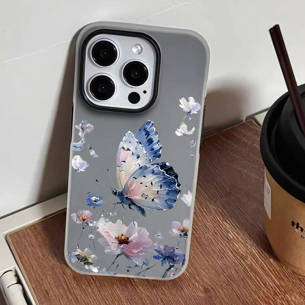 Aquarel Blauw Paarse Vlinder B - Phone Cases Galaxy A17 recensie en prijs
