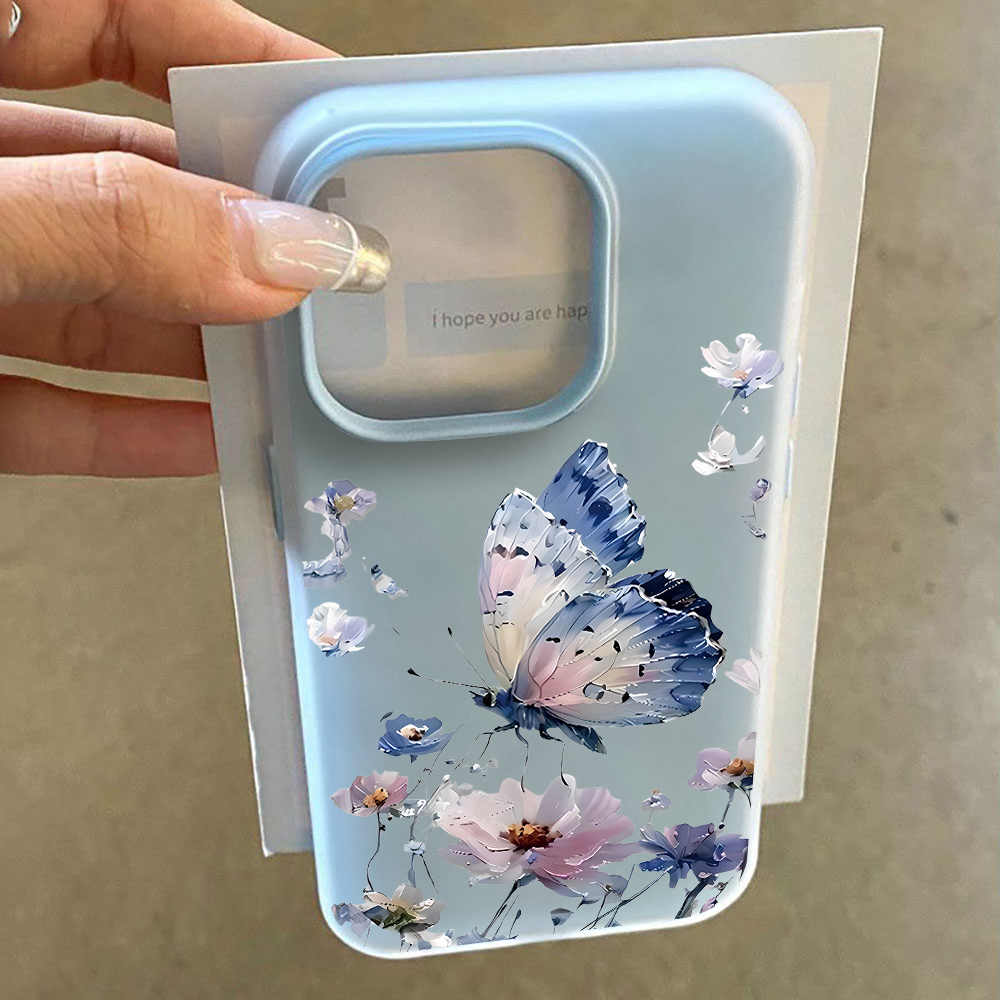 Aquarel Blauw Paarse Vlinder B - Phone Cases Galaxy A17 recensie en prijs