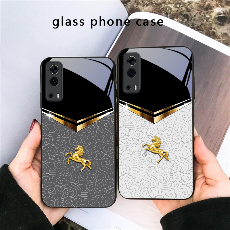 Donkere Nacht Gouden Paard Tel - Phone Cases Vivo recensie en prijs