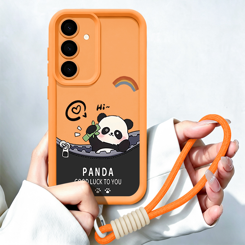 Cartoon Panda Patroon Lanyard  - Phone Cases Galaxy A17 recensie en prijs