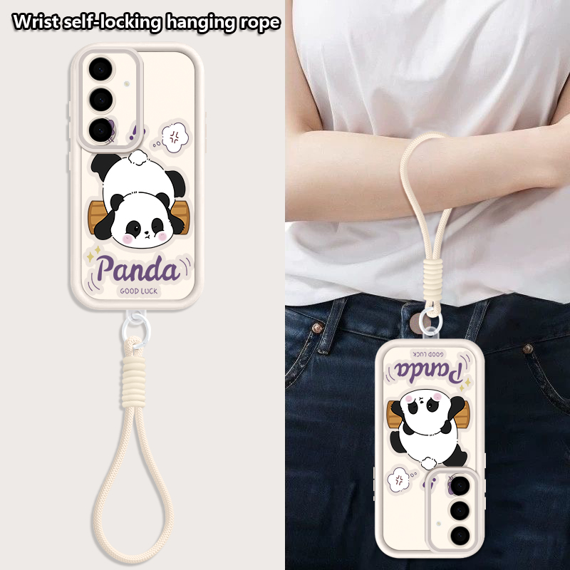 Cartoon Panda Patroon Lanyard  - Phone Cases Galaxy A17 recensie en prijs