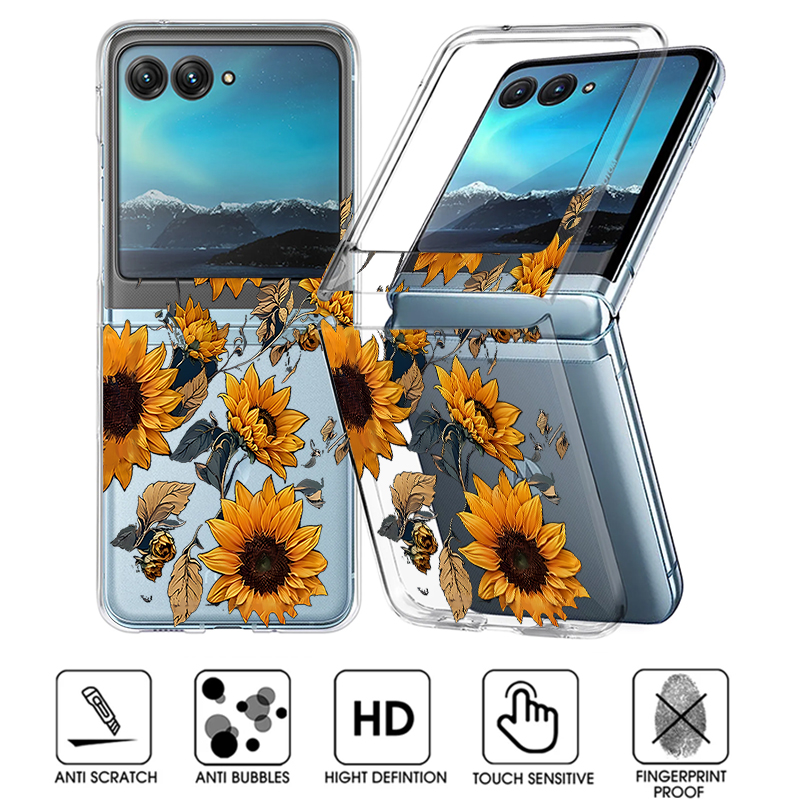 Zonnebloemen Patroon Clear Tel - Phone Cases For Motorola recensie en prijs