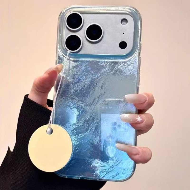 INS Stijl Blauw Blending Print - Phone Cases Brown recensie en prijs