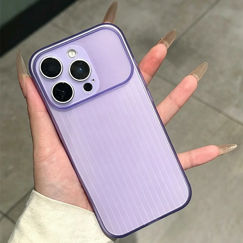 Luxe gegolfd zacht mat TPU hoe - Transparent Thin Case recensie en prijs