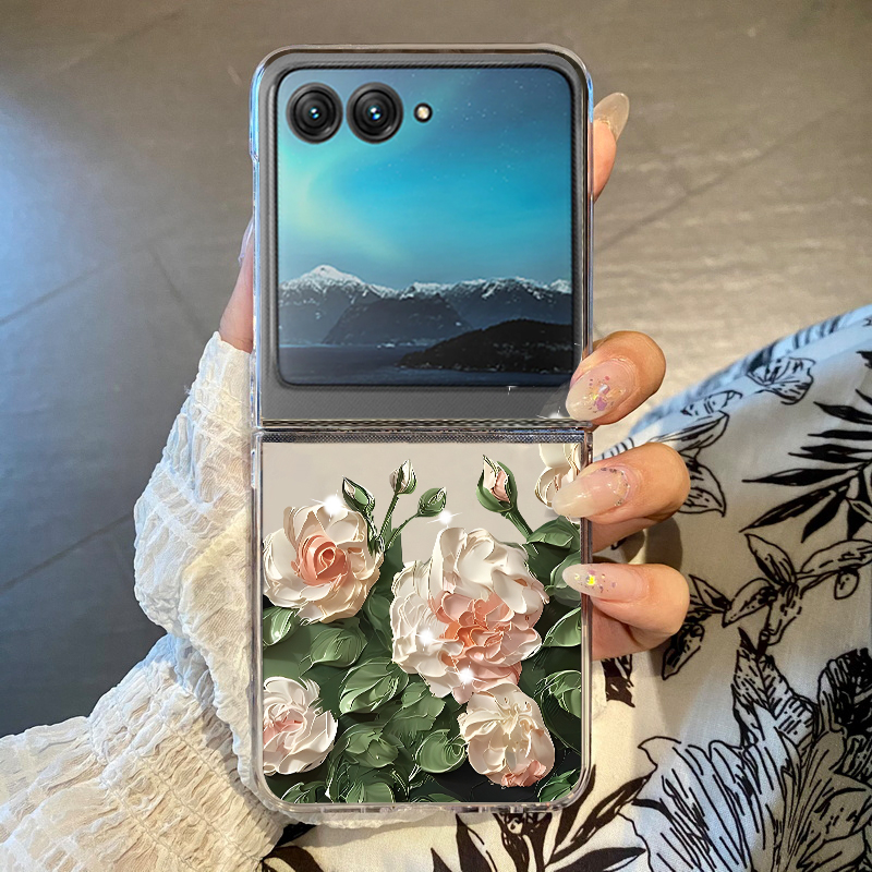 Witte Bloemen Patroon Telefoon - Phone Cases For Motorola recensie en prijs
