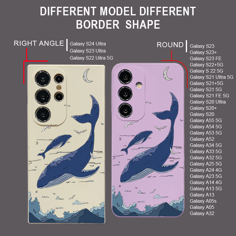 Walvis Telefoonhoesje voor Sam - Phone Cases Galaxy A17 recensie en prijs