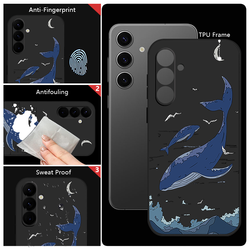 Walvis Telefoonhoesje voor Sam - Phone Cases Galaxy A17 recensie en prijs