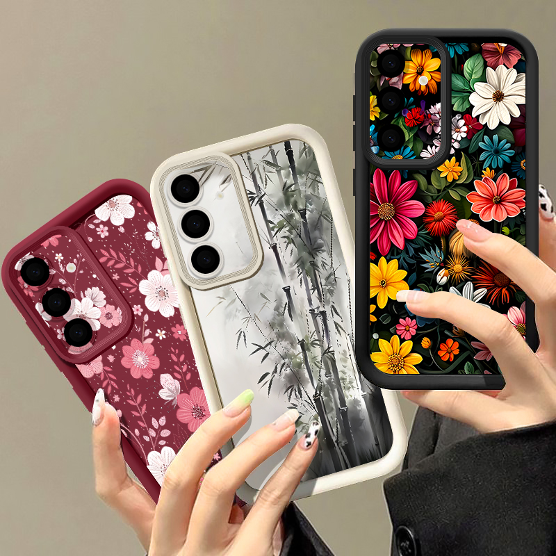 Kleurrijke bloemenpatroon hoes - Phone Cases Galaxy A17 recensie en prijs