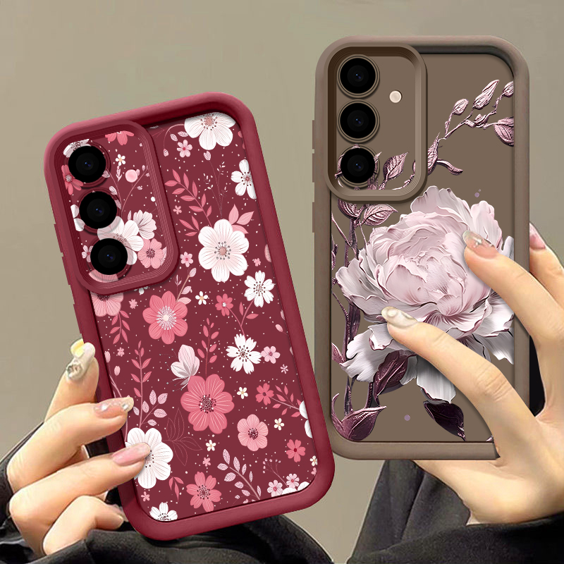 Kleurrijke bloemenpatroon hoes - Phone Cases Galaxy A17 recensie en prijs