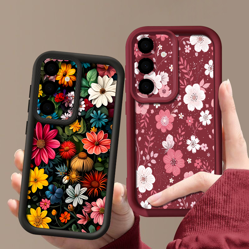 Kleurrijke bloemenpatroon hoes - Phone Cases Galaxy A17 recensie en prijs