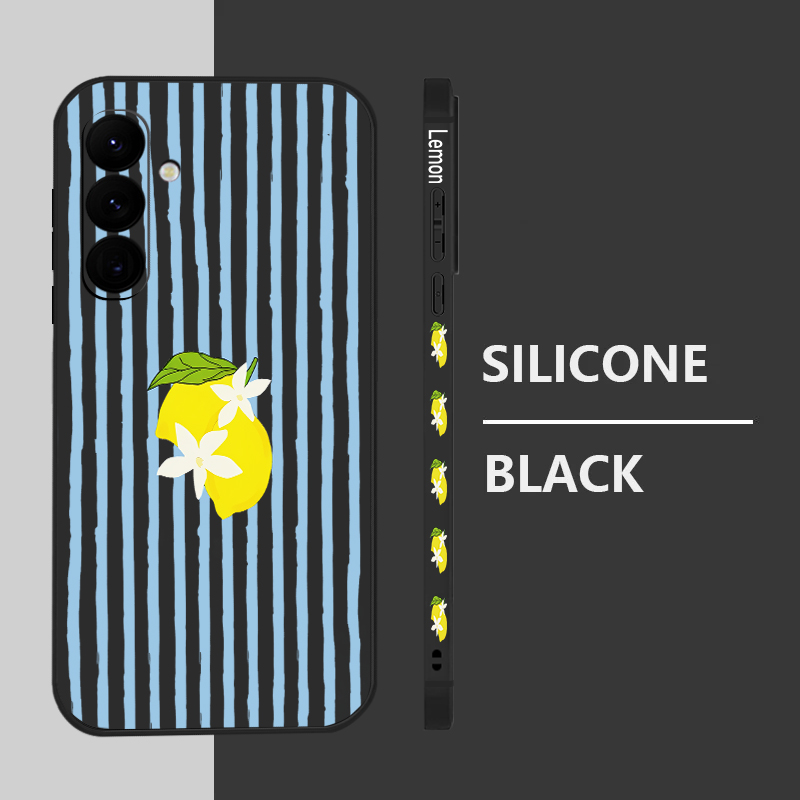 Stripe Lemon Print TPU Telefoo - Phone Cases Galaxy A17 recensie en prijs
