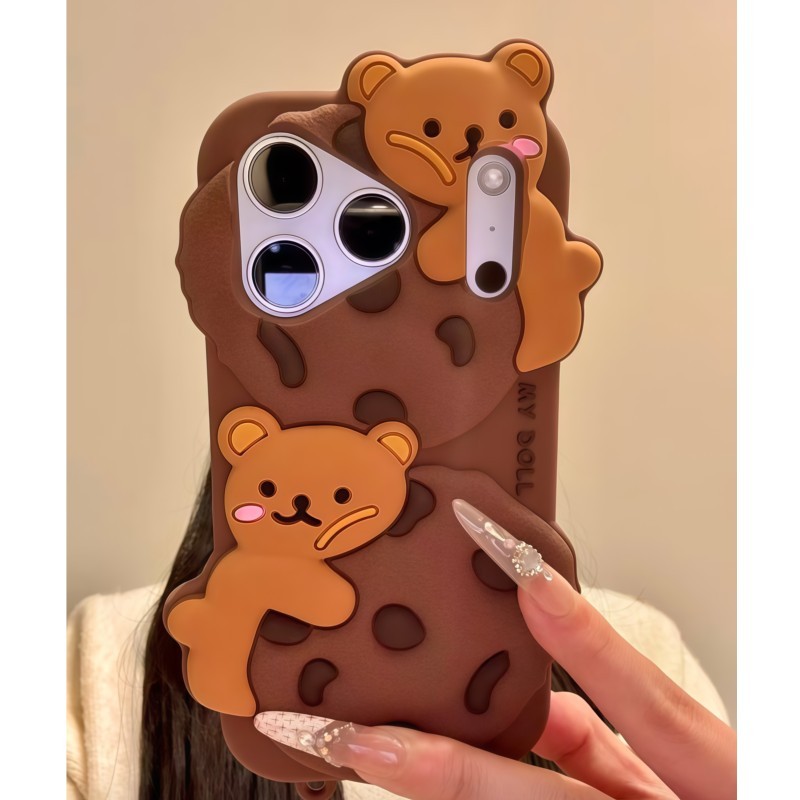 3D Cartoon Kawaii Biscuit Beer - Phone Cases Girls recensie en prijs