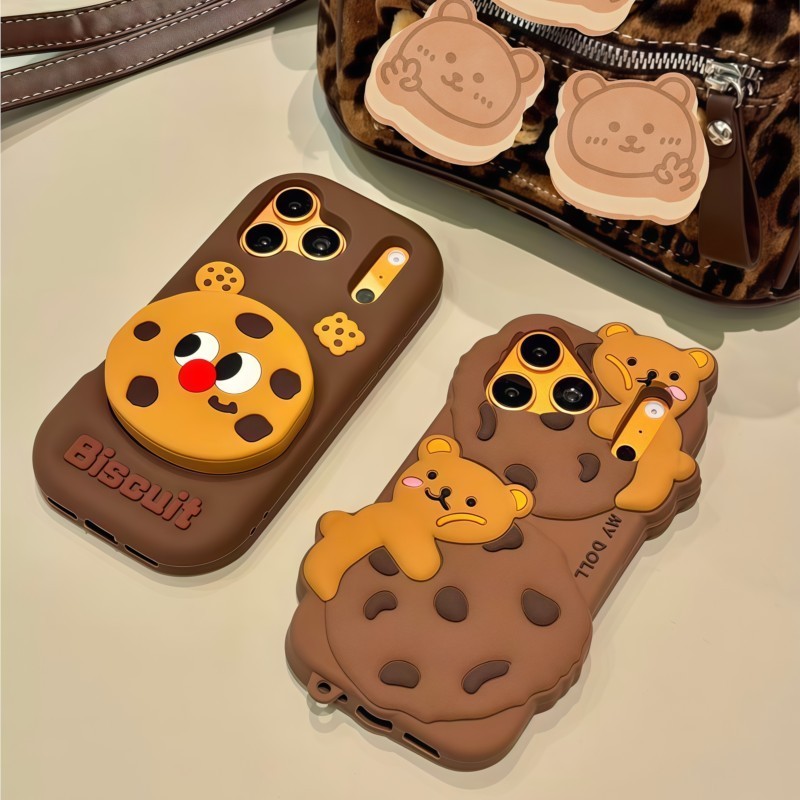 3D Cartoon Kawaii Biscuit Beer - Phone Cases Girls recensie en prijs